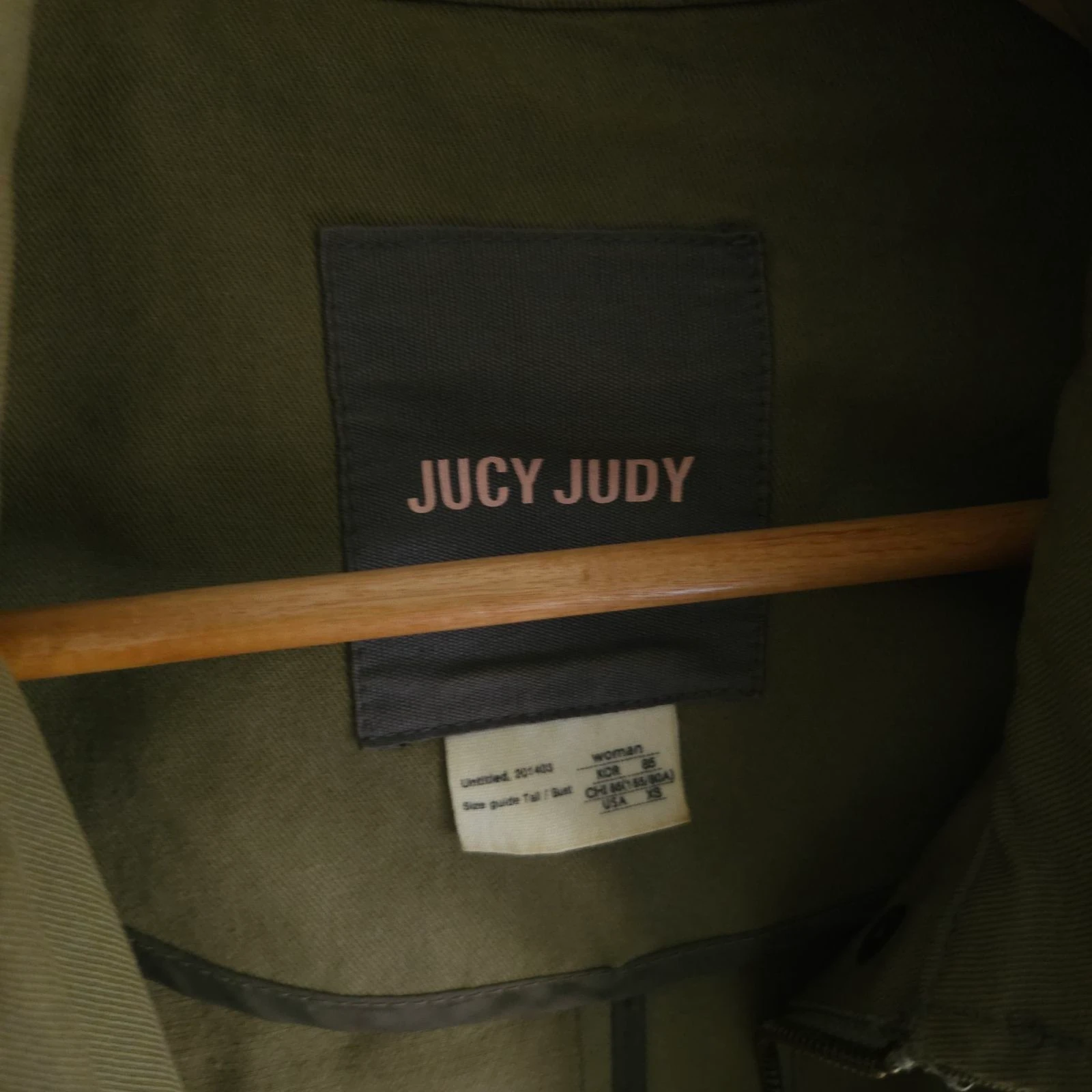 Jucy Judy Koreaanse modetrench kaki leger – photo 9